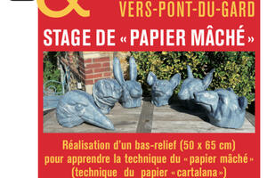 Stage de « Papier Mâché »